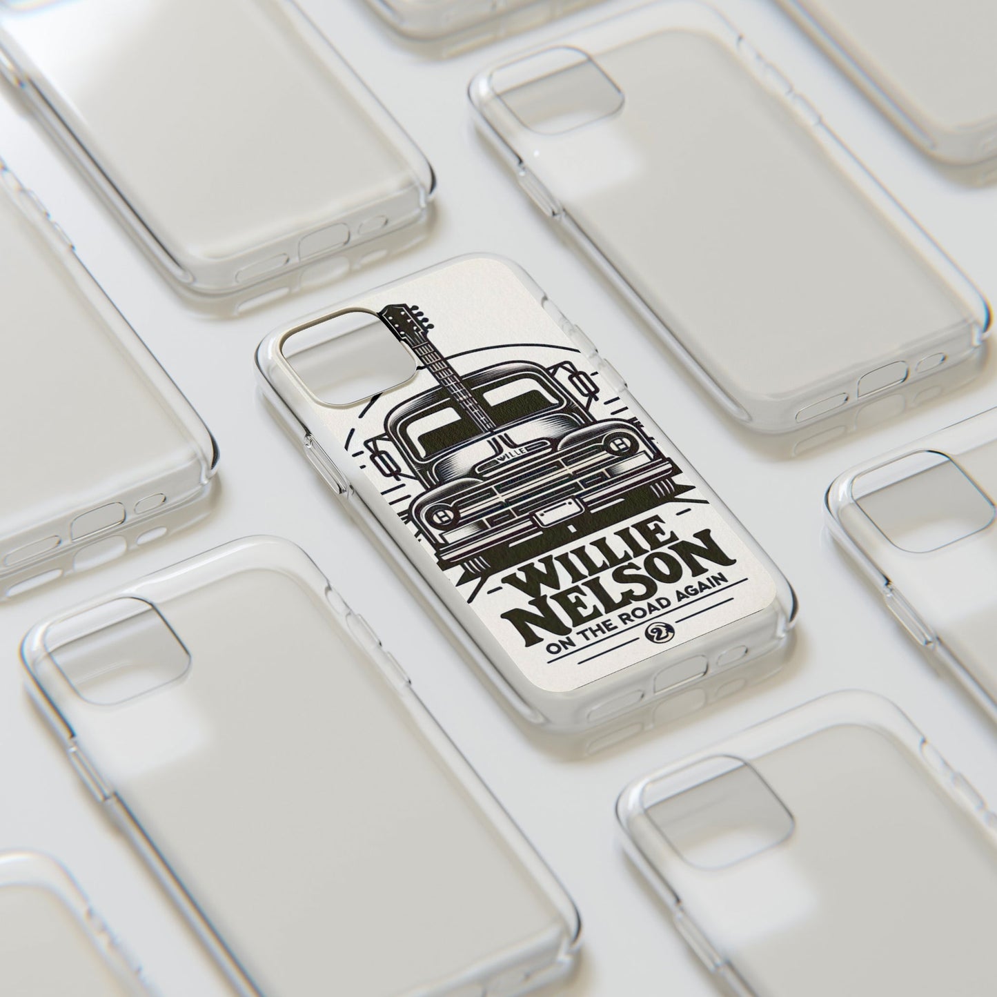 Willie Nelson On The Road Again inspired Phone Cases
